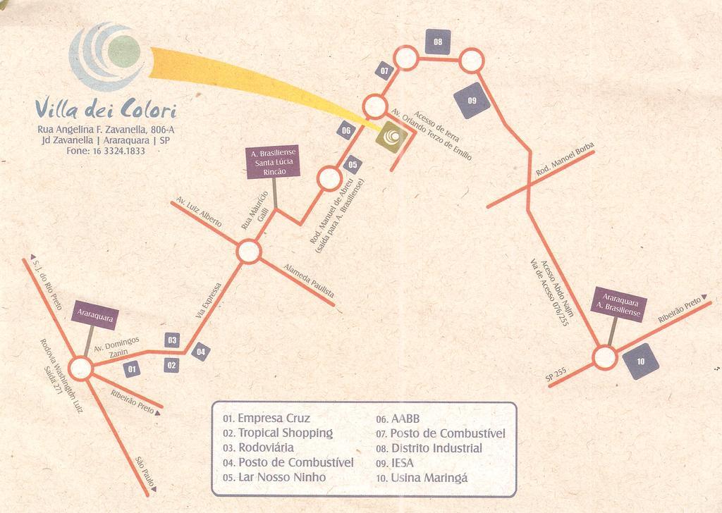Villa Dei Colori Araraquara Kültér fotó